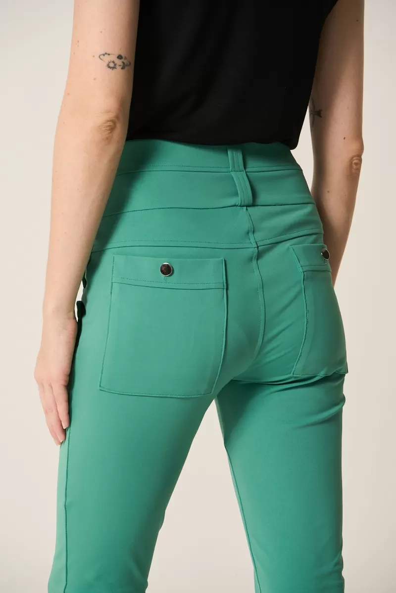 Hidrogênio - FISHERMAN PANTS WITH CARMEM GREEN LAPELS - 20321009