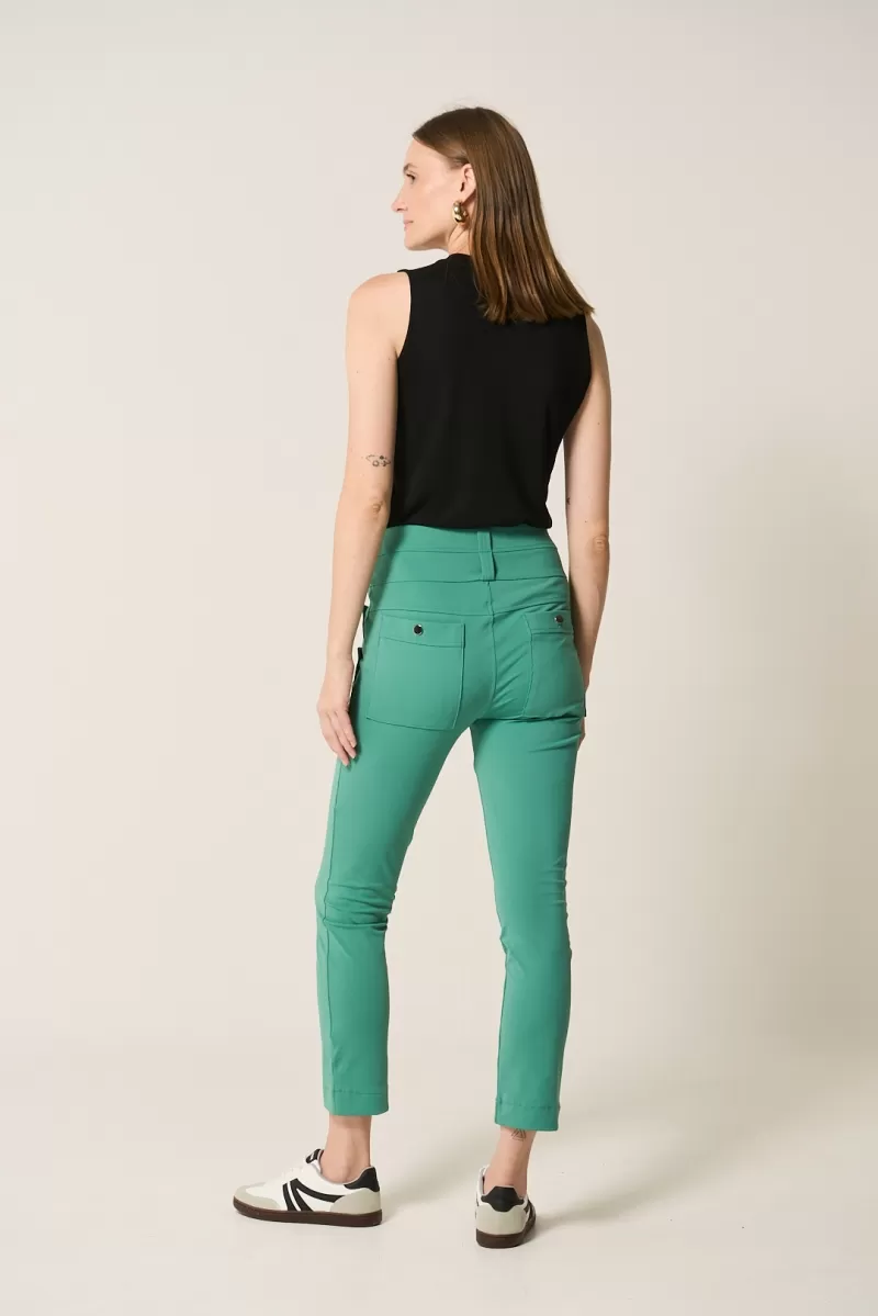Hidrogênio - FISHERMAN PANTS WITH CARMEM GREEN LAPELS - 20321009