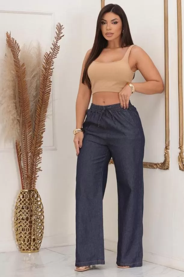 AS8 - Dark Denim Pantaloons Pants - AYB1004