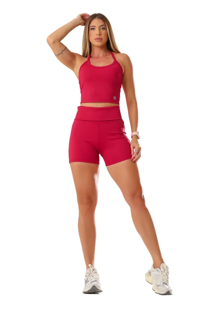 Garotafit - Shorts Drippy Cereja - SH556FC