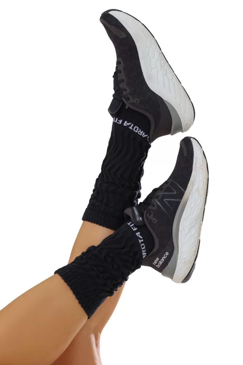 Garotafit - Black Aerobic High Top Socks - MEIA02AU