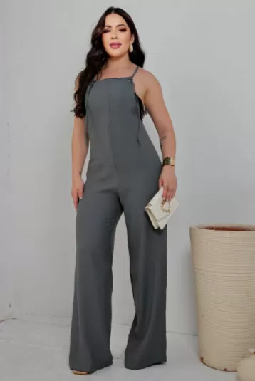 AS8 - Macacão Luciana Cinza - TM2001