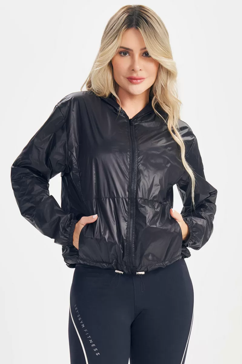 Lets Gym - Jaqueta Lets Basic Preto - 2621PT