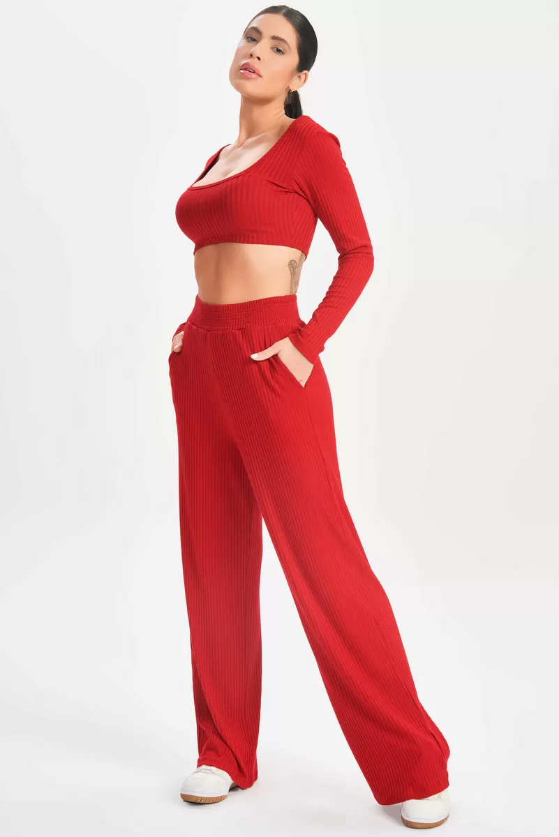 Lets Gym - Cropped Sweetie Marsala - 2630MS