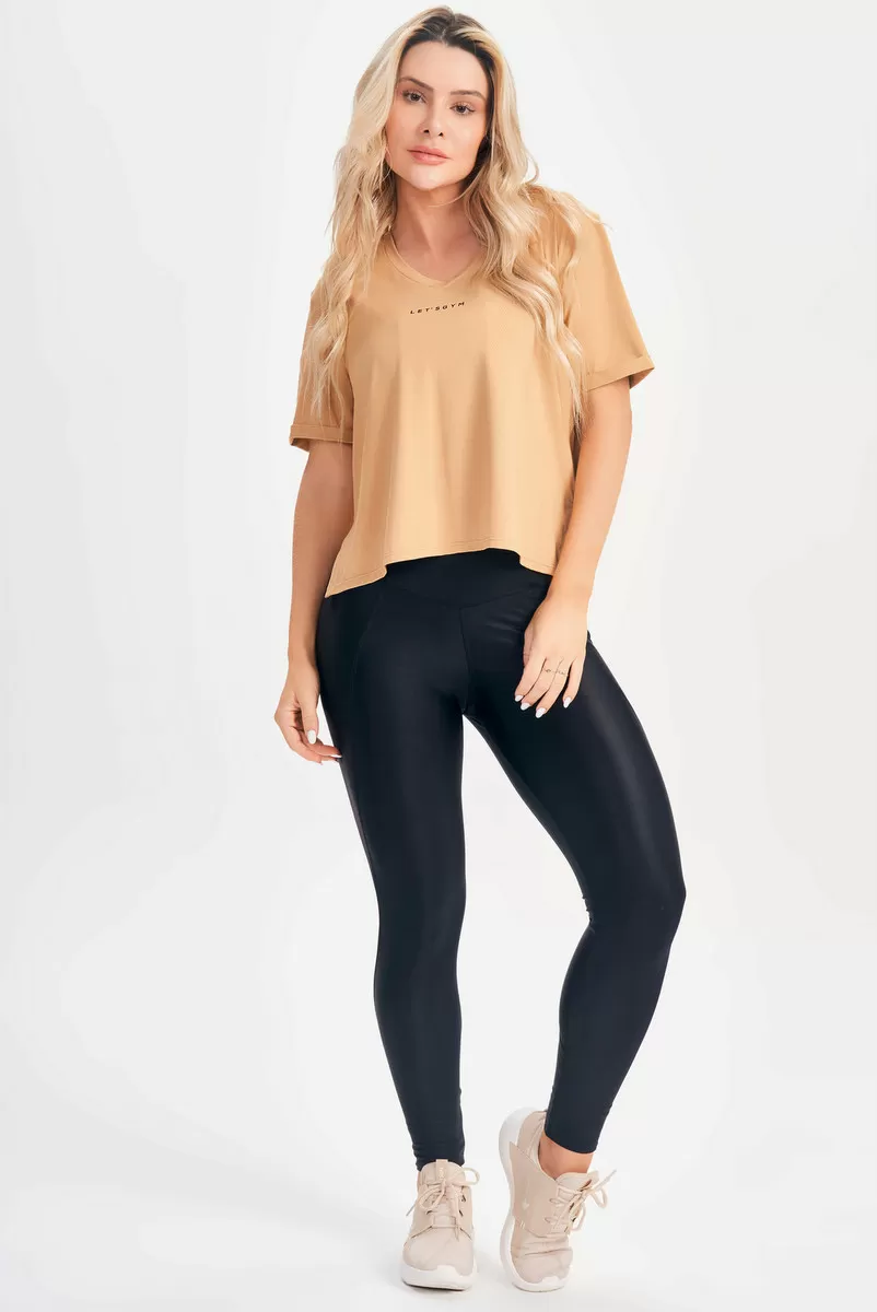 Lets Gym - Fatale Sand T-Shirt - 2655AR