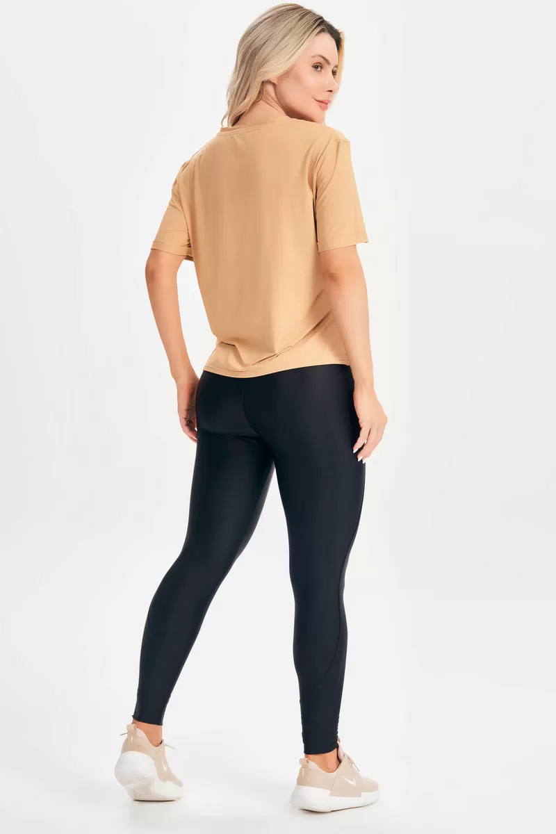 Lets Gym - Fatale Sand T-Shirt - 2655AR