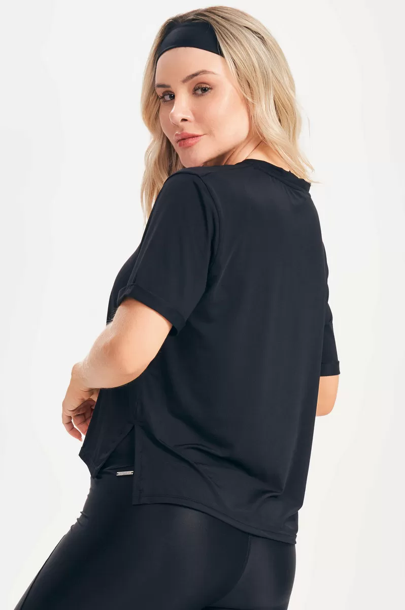 Lets Gym - Black Fatale T-Shirt - 2655PT