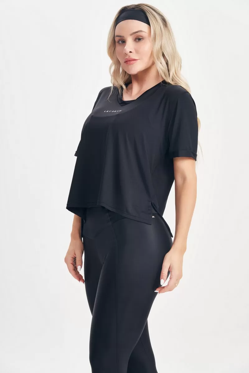 Lets Gym - Black Fatale T-Shirt - 2655PT