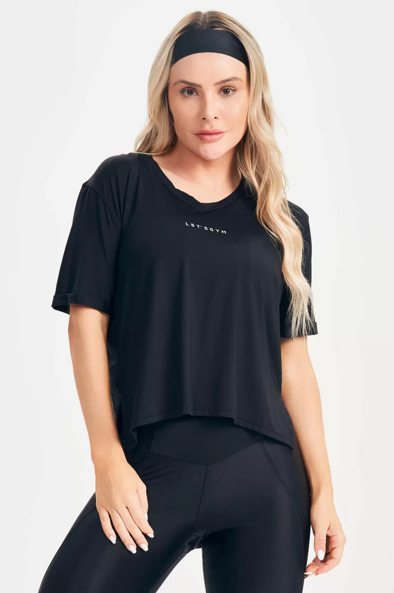 Lets Gym - Black Fatale T-Shirt - 2655PT