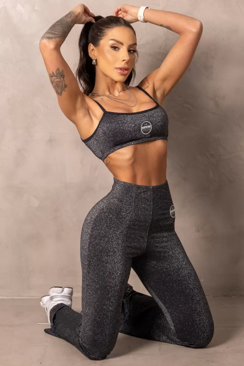 Hipkini - Top Balance Preto com Brilho - 33331134