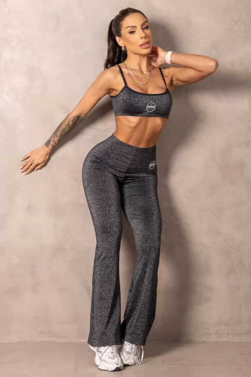 Hipkini - Top Balance Preto com Brilho - 33331134