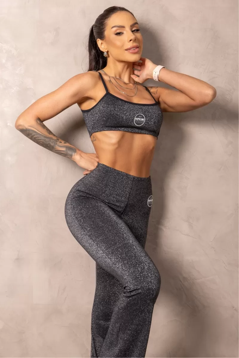 Hipkini - Top Balance Preto com Brilho - 33331134
