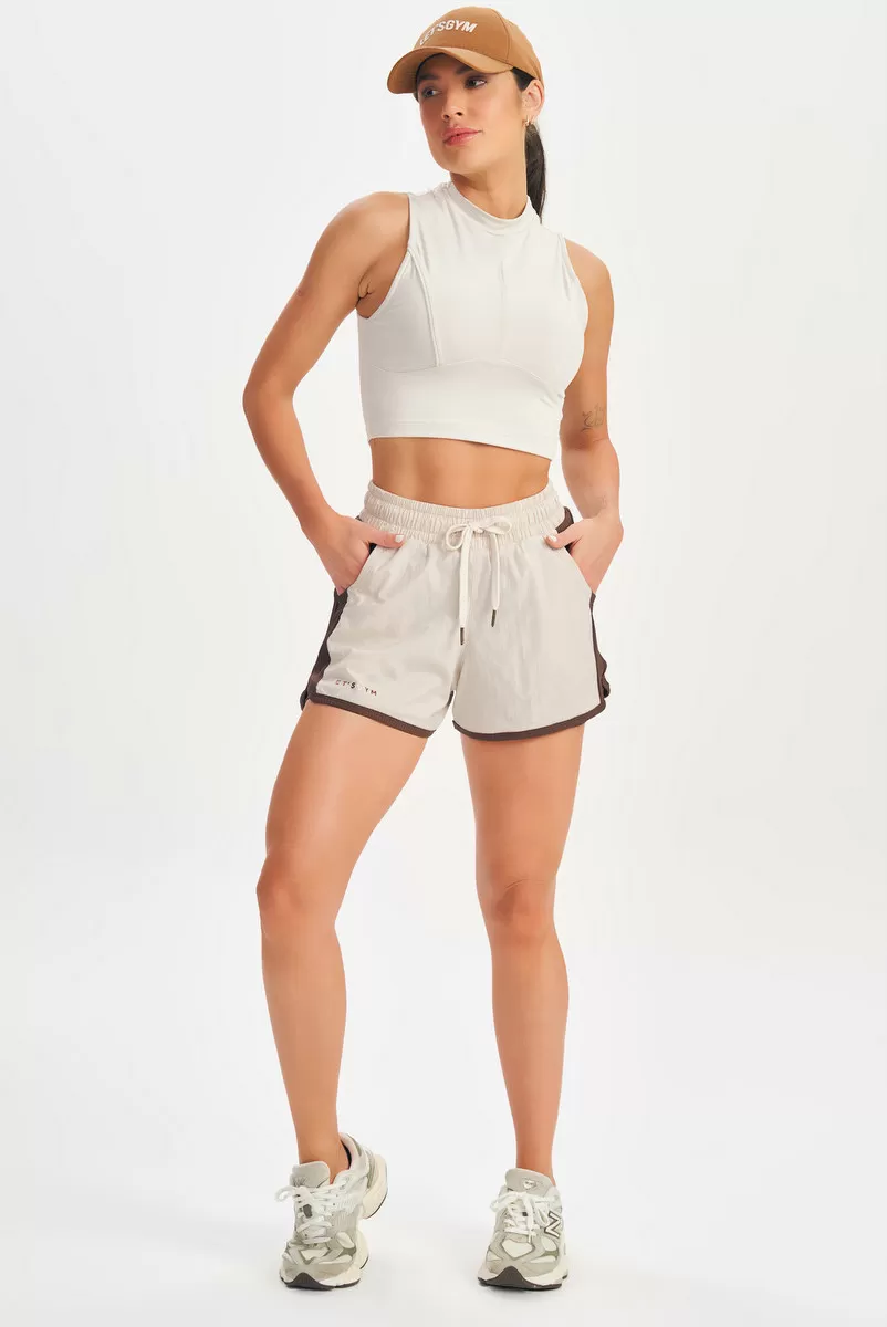 Lets Gym - Shorts Up Off White - 2647OFW