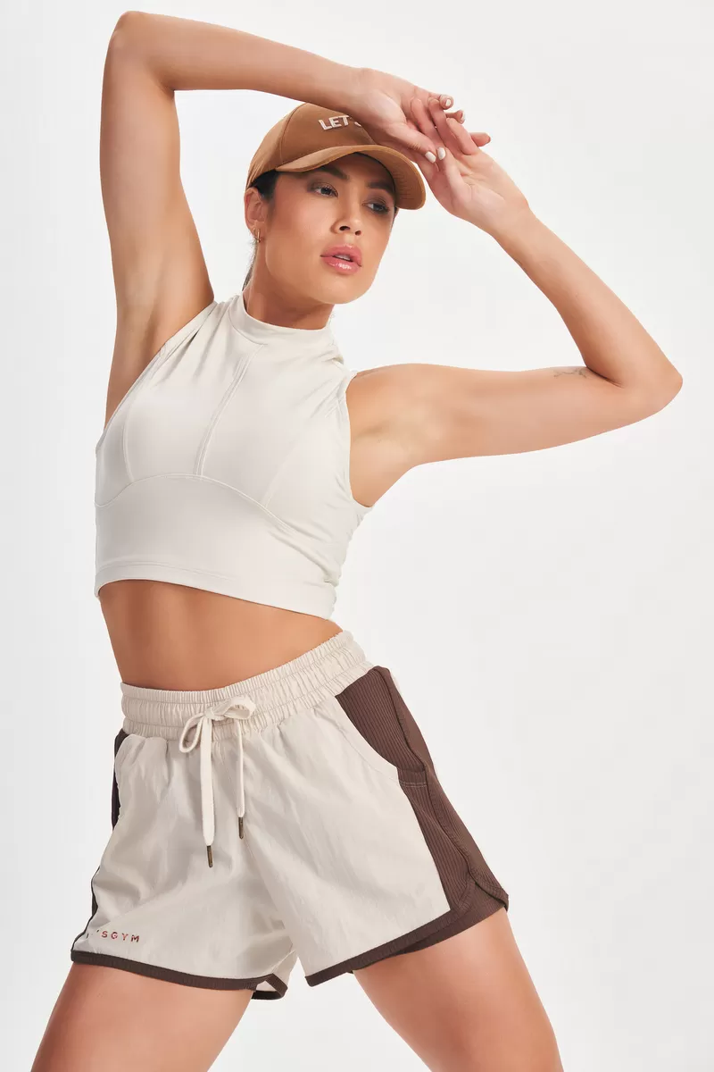 Lets Gym - Shorts Up Off White - 2647OFW