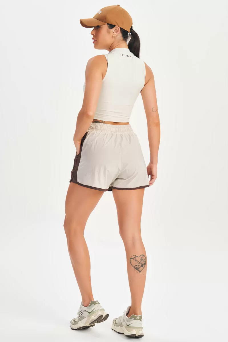 Lets Gym - Shorts Up Off White - 2647OFW