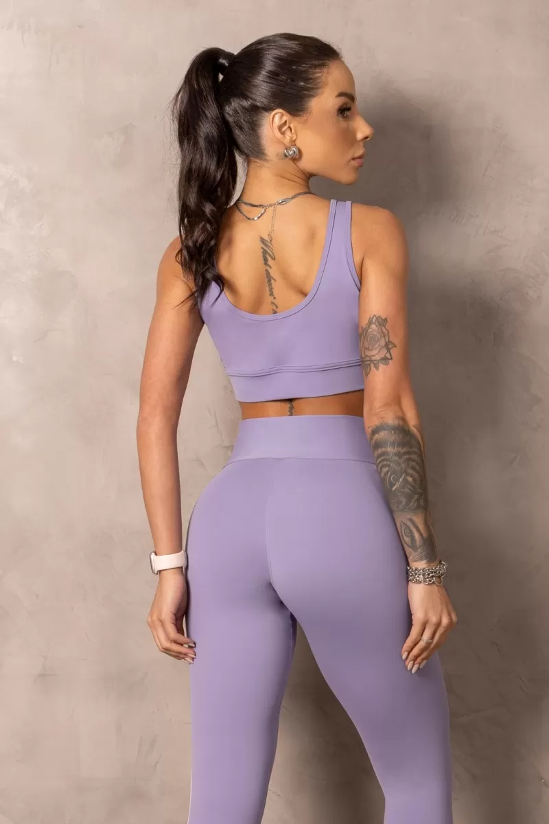 Hipkini - Top Fitness Balance Lilás com silk - 33331167