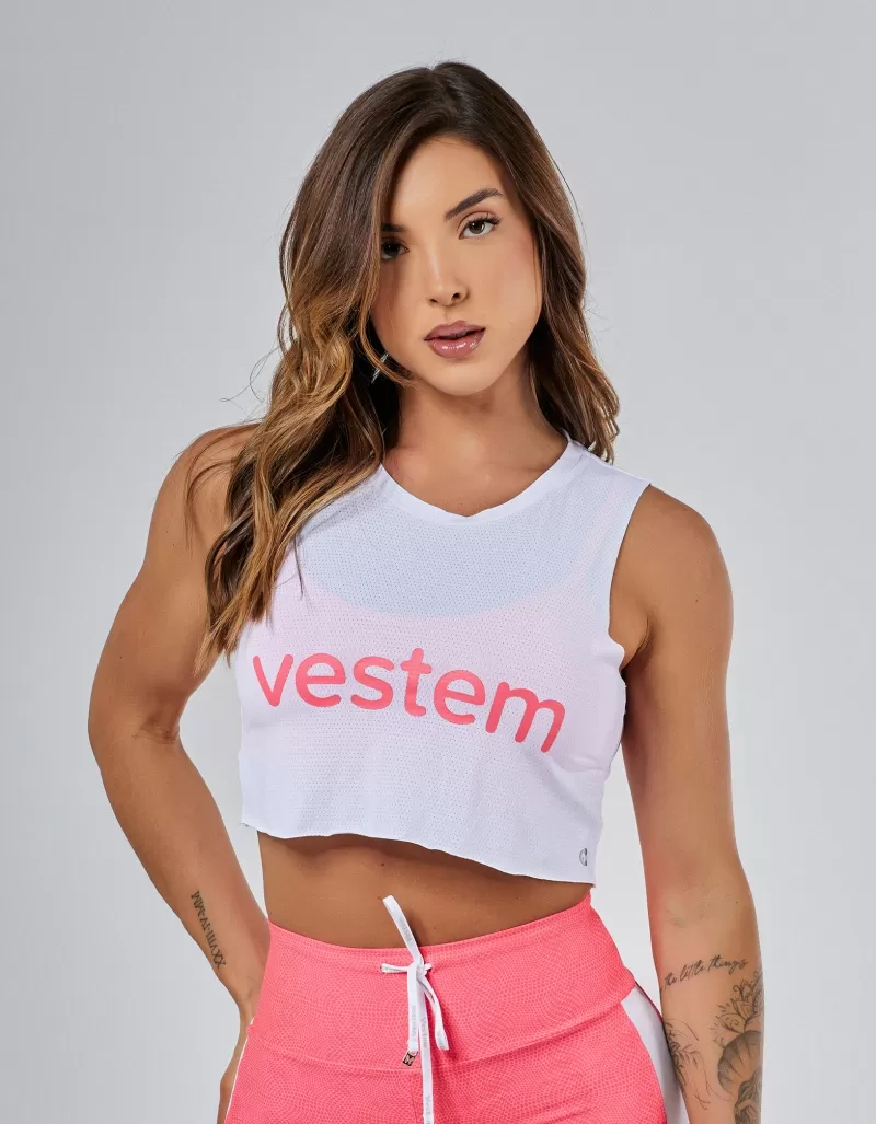 Vestem - Regata Dry Fit Strong Branco - REG843.PE.C0001