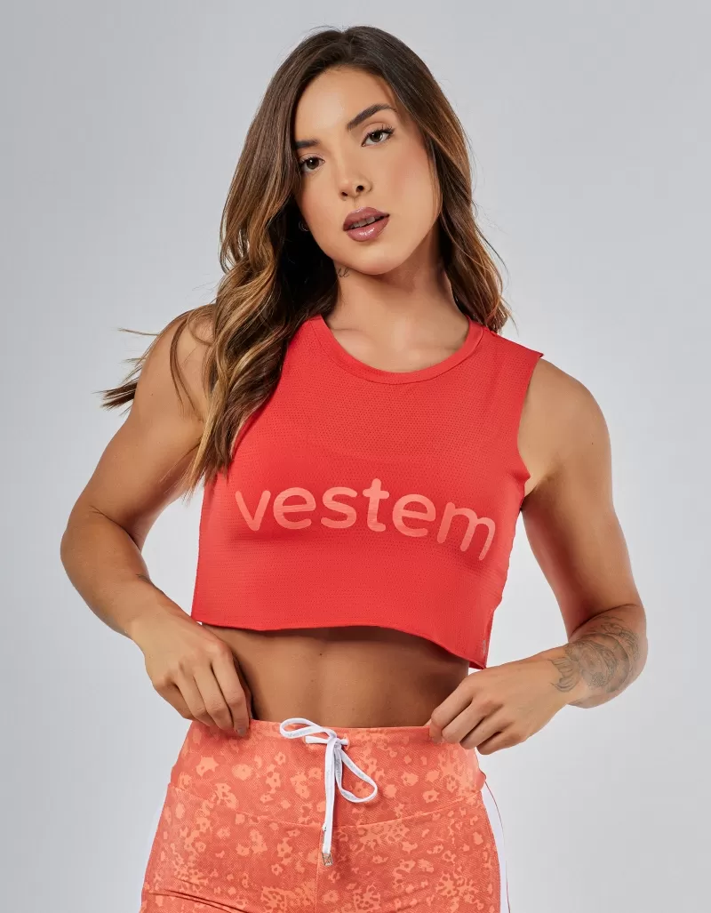 Vestem - Regata Dry Fit Strong Tomate Vermelho - REG843.PE.C0441