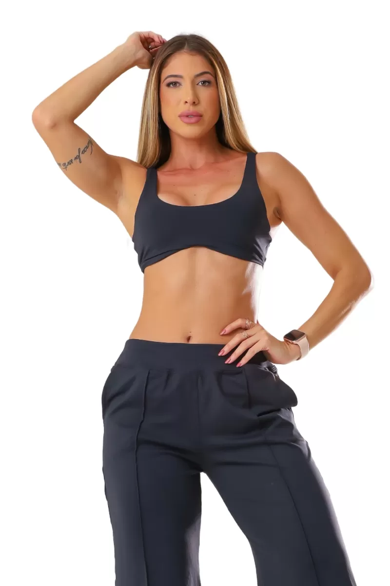 Garotafit - Top Sloopy Preto - TOB104A