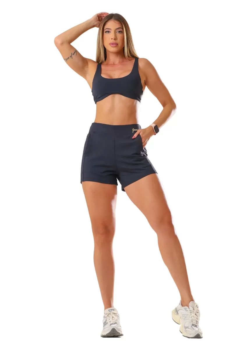 Garotafit - Black Sloopy Shorts - SH548A