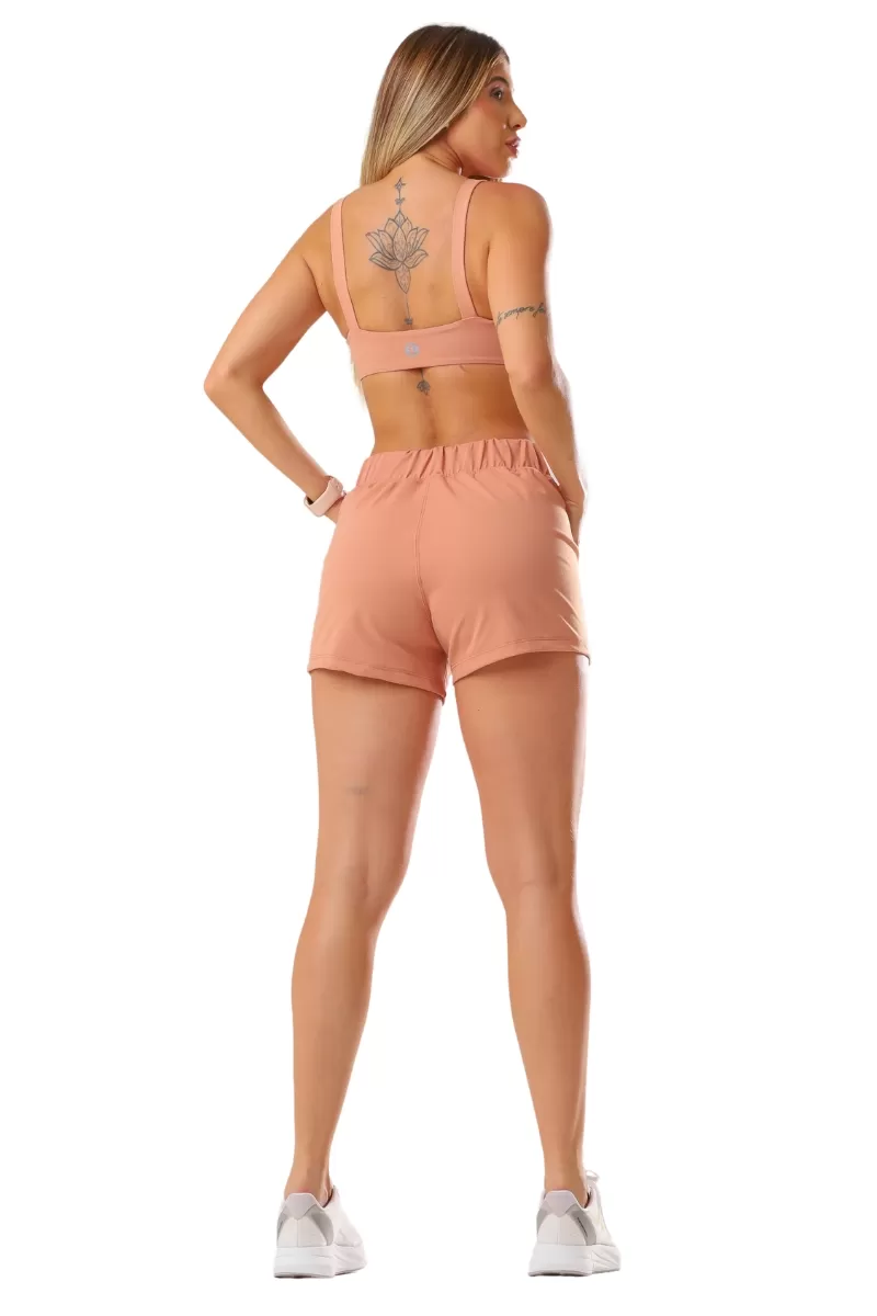 Garotafit - Caramel Sloopy Shorts - SH548OC