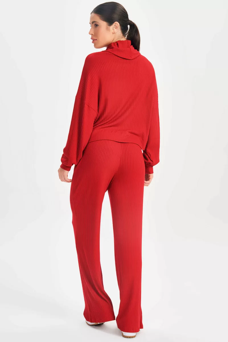 Lets Gym - Sweetie Marsala Leggings - 2623MS