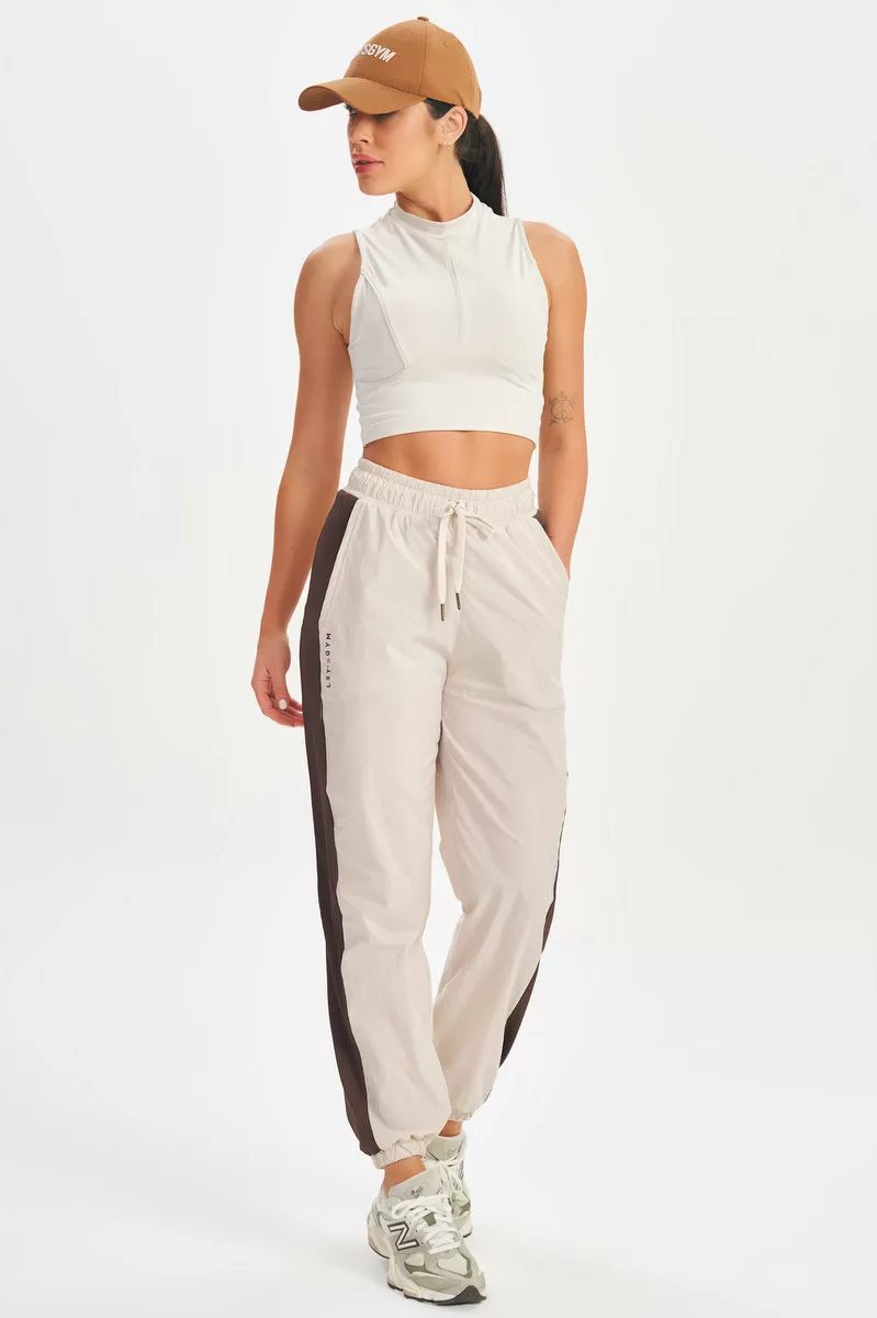 Lets Gym - Off White Jogger Pants - 2648OFW