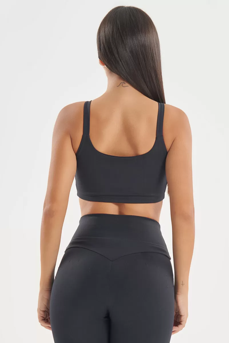 Lets Gym - Top Basic Colors Preto - 2720PT