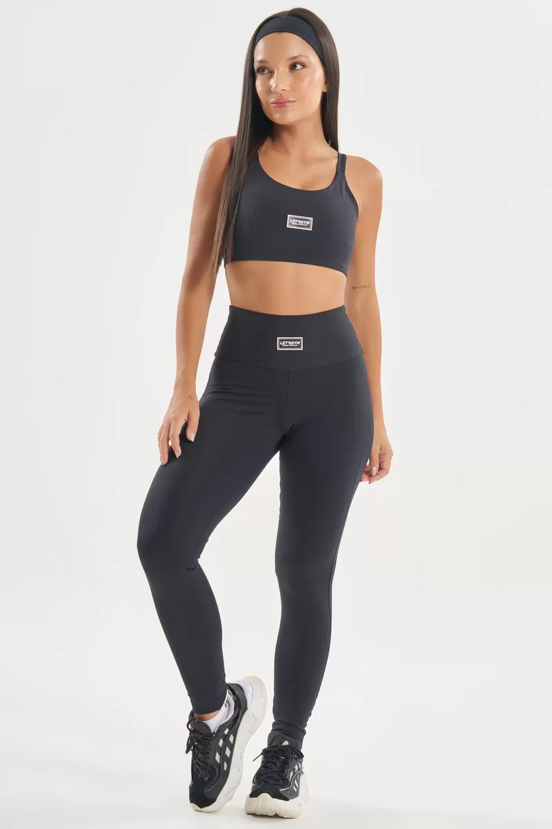 Lets Gym - Legging Basic Colors Preto - 2721PT