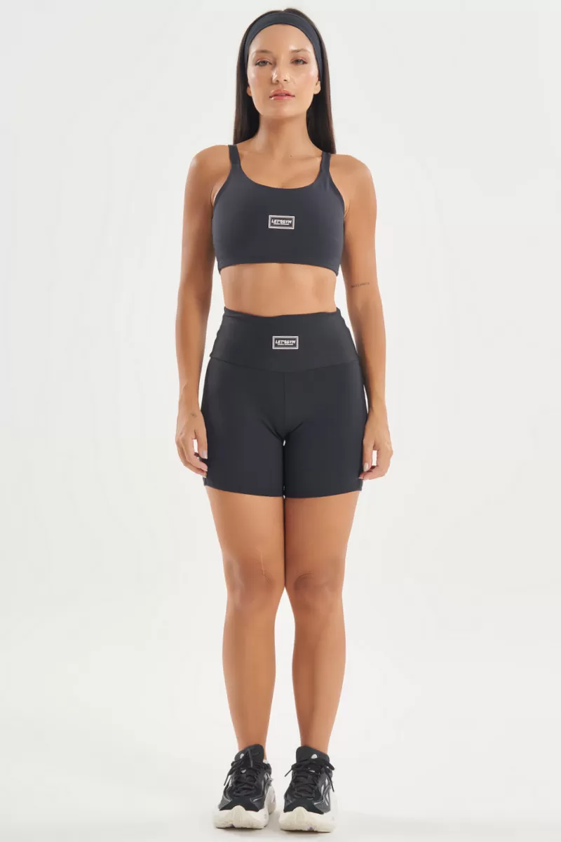Lets Gym - Shorts Basic Colors Preto - 2722PT