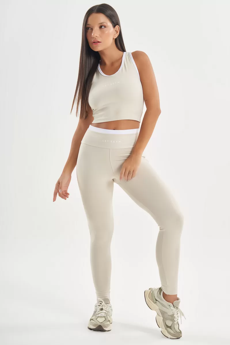 Lets Gym - Legging Graceful Off White - 2725OFW