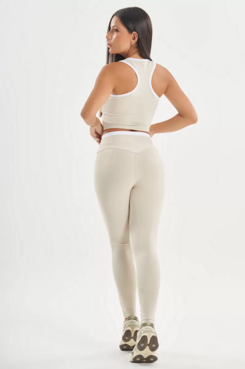 Lets Gym - Legging Graceful Off White - 2725OFW