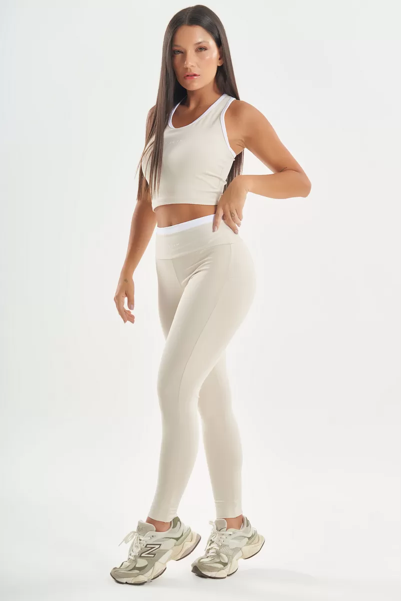 Lets Gym - Legging Graceful Off White - 2725OFW