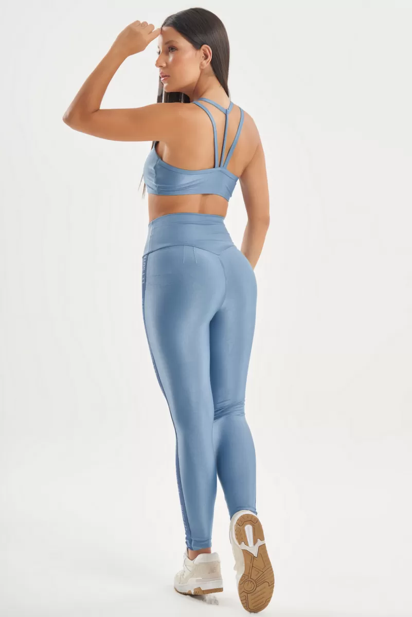 Lets Gym - Top Shades Azul Vintage - 2730AZV