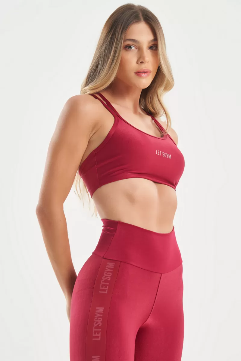 Lets Gym - Top Shades Marsala - 2730MS