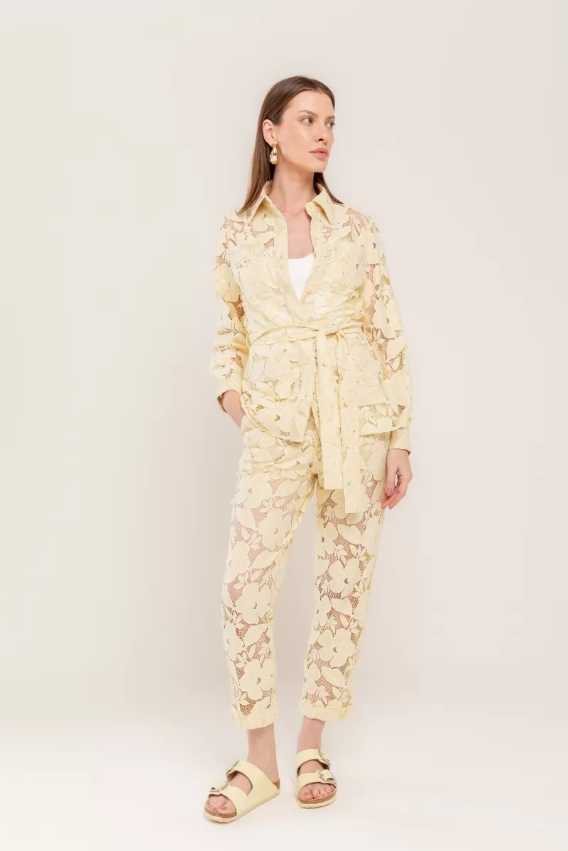 Hidrogênio - PARKA RENDA C/ FAIXA BEGE - 20482003