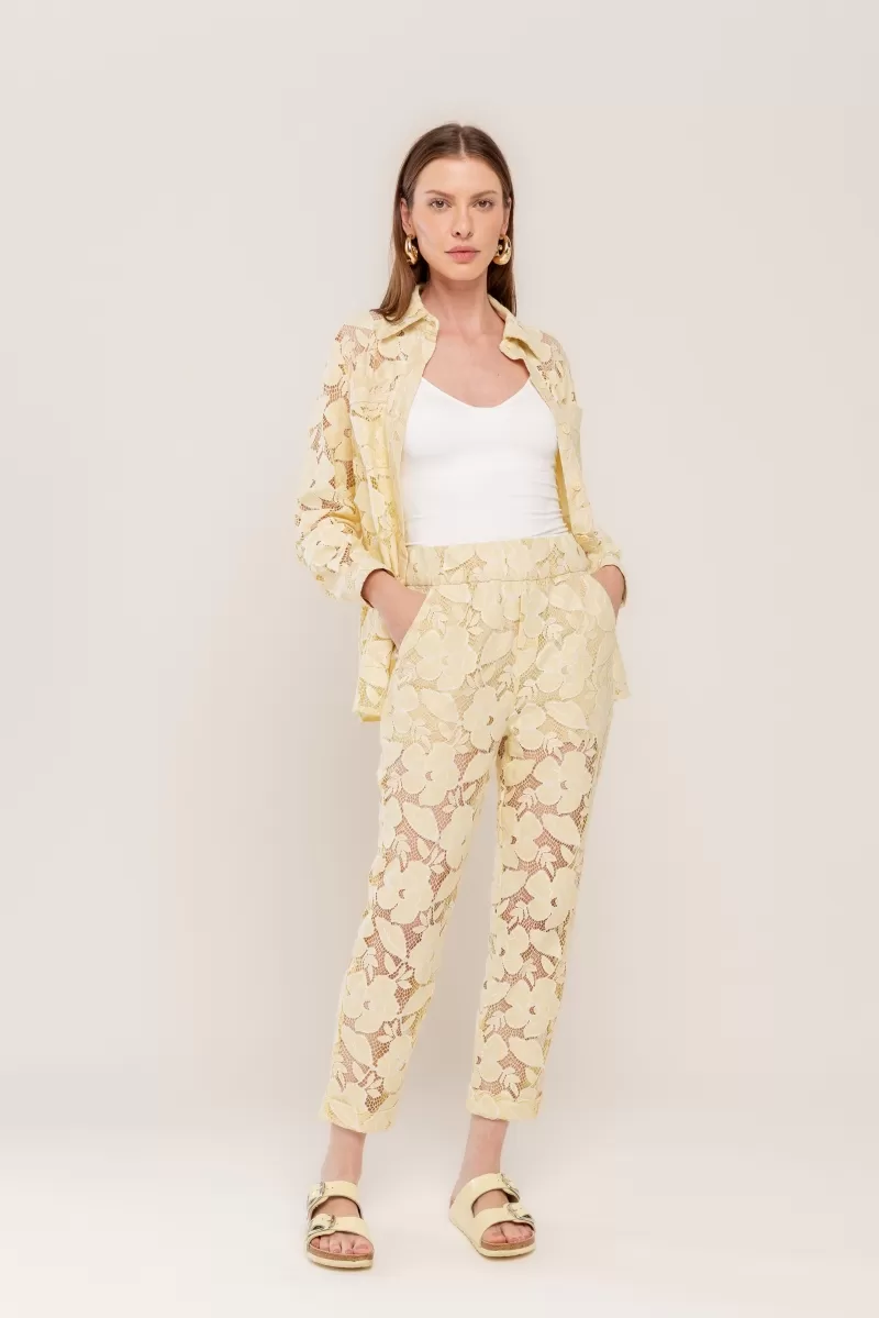 Hidrogênio - PARKA RENDA C/ FAIXA BEGE - 20482003