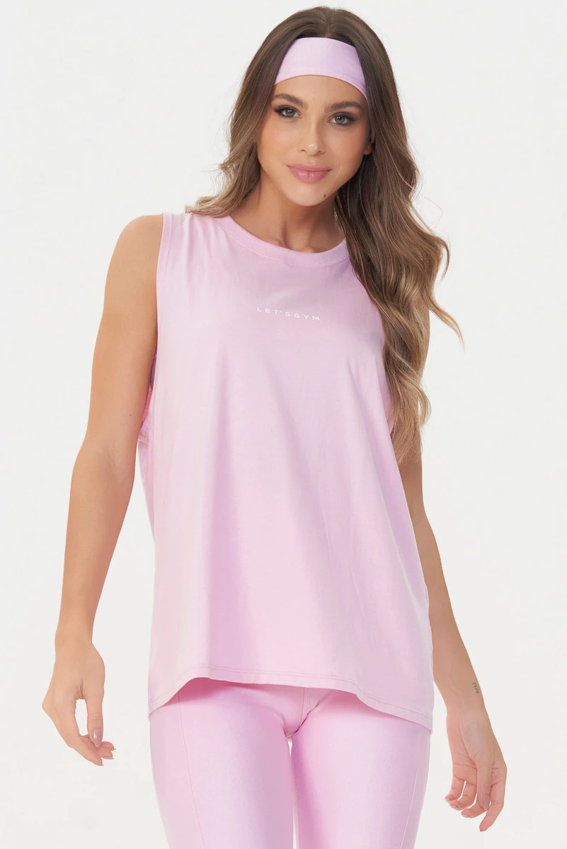 Lets Gym - Regata Soft Basic Rosa Claro - 2848ROC