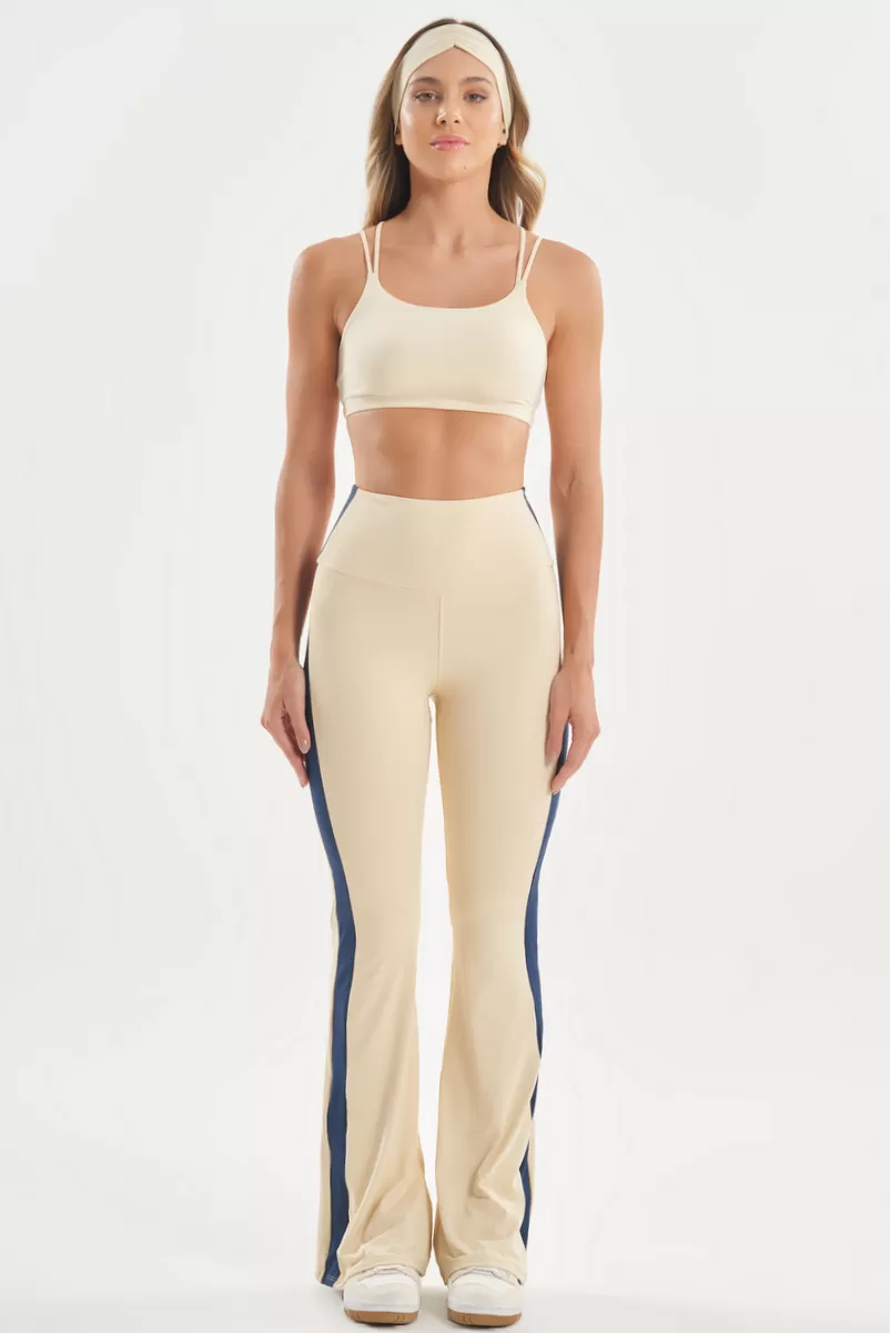 Lets Gym - Calça Flare Soft Balance Manteiga - 2768MT