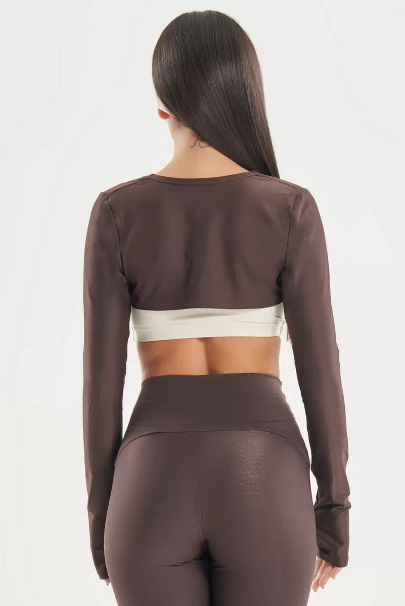 Lets Gym - Off White Functional Band Top - 2774OFW