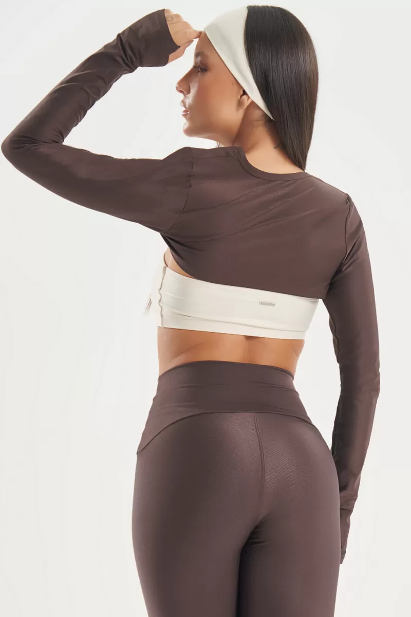 Lets Gym - Blouse Functional Coffee - 2775CF