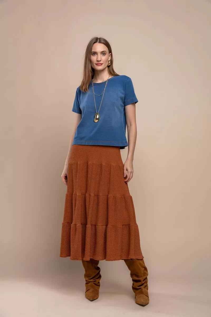 Hidrogênio - SAIA LONGUETTI 3 MARIAS MARROM - 20431031