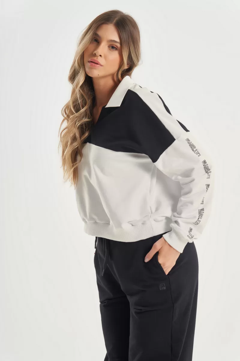 Lets Gym - Black Champions Blouse - 2781PT