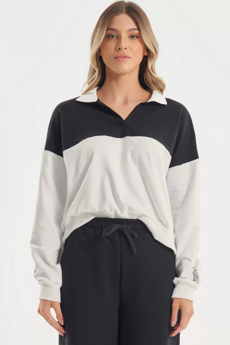 Lets Gym - Black Champions Blouse - 2781PT