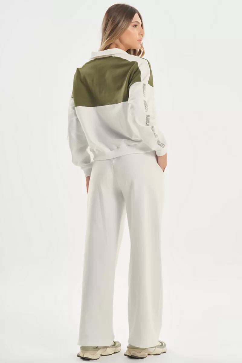 Lets Gym - Pants Pantalona Champions Off White - 2782OFW