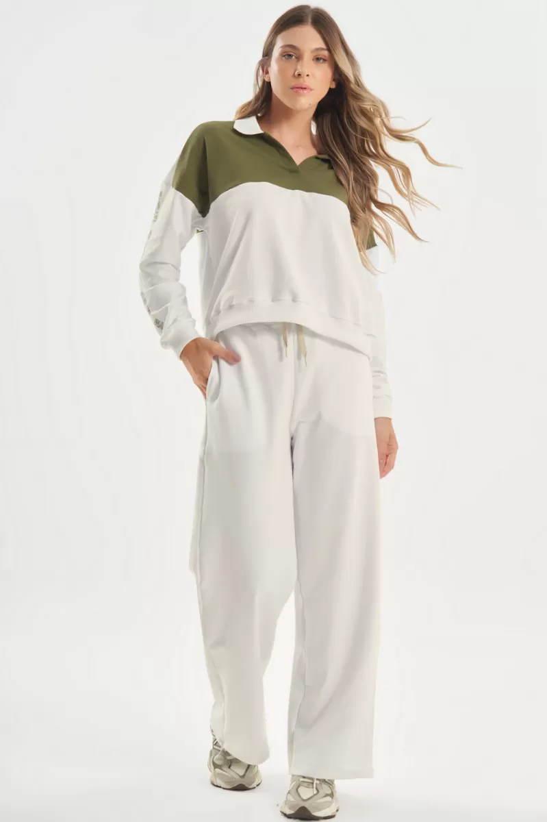 Lets Gym - Pants Pantalona Champions Off White - 2782OFW