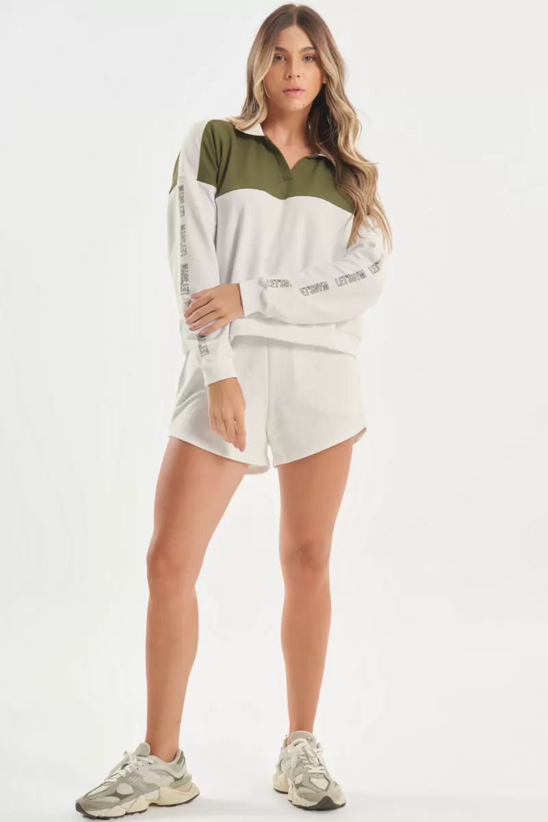 Lets Gym - Shorts Champions Off White - 2783OFW