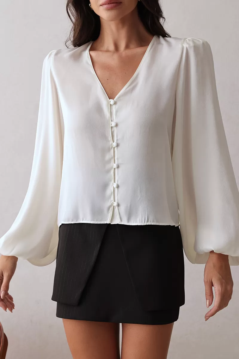 Dot Clothing - Camisa Dot Clothing Sem Gola Branco - 2683BRANCO