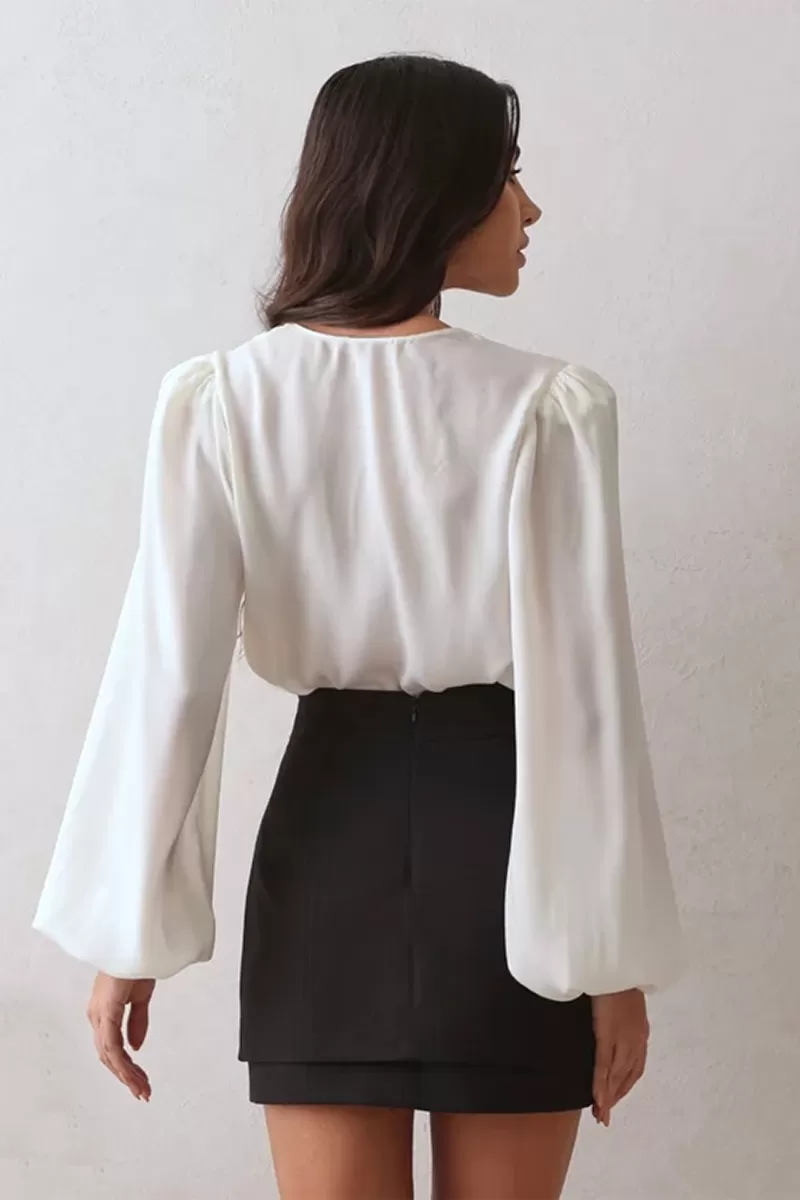 Dot Clothing - Camisa Dot Clothing Sem Gola Branco - 2683BRANCO