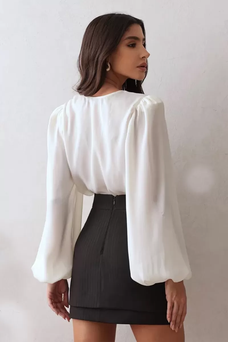 Dot Clothing - Camisa Dot Clothing Sem Gola Branco - 2683BRANCO